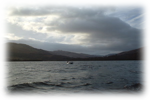 boat out on the loch